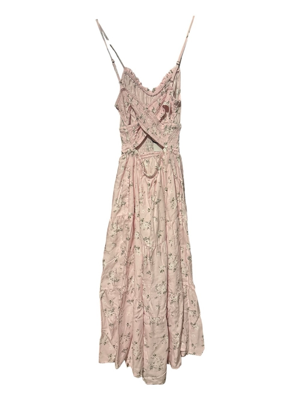 NWT Bluenotes Smocked Waist Cross Back Dress - Picture 5 of 7